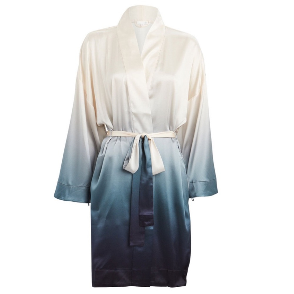 INTERMIX  I  NWT Skin Ombré Silk Robe